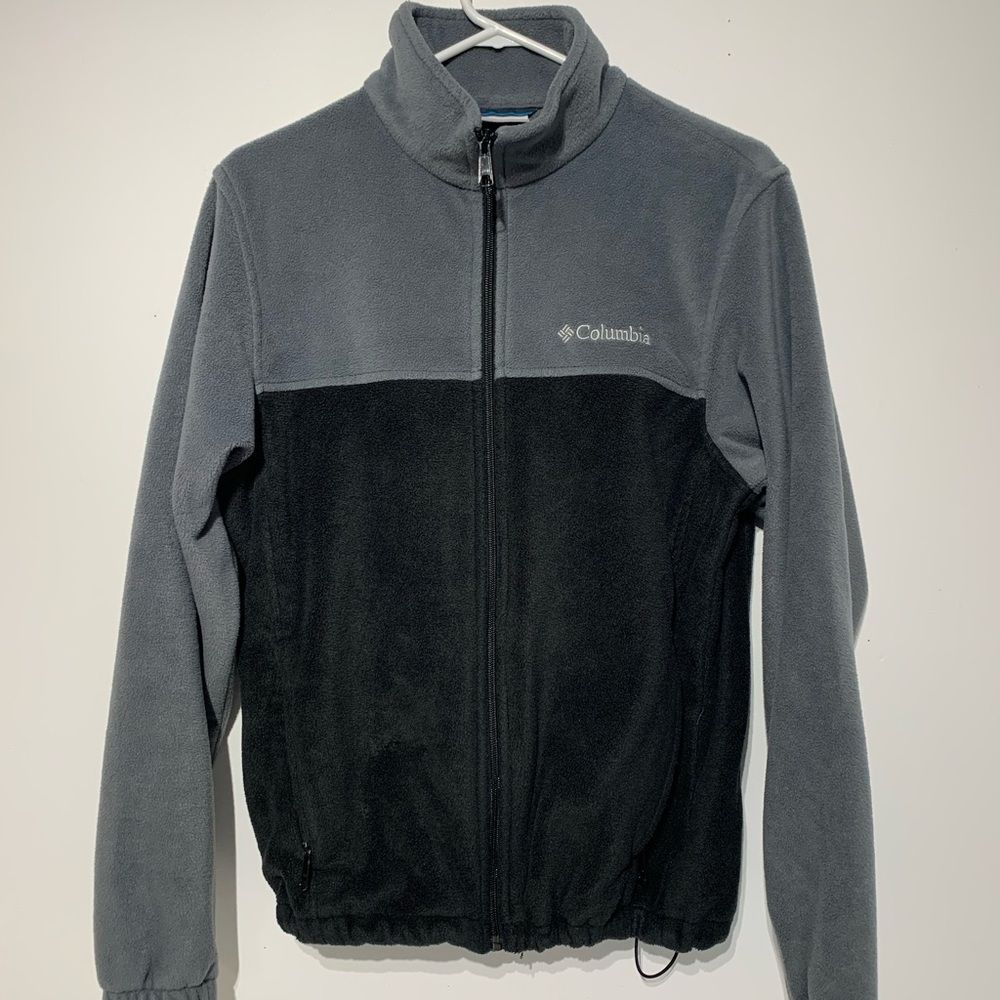 Columbia Fleece Sweater Zip Up - Sz Small